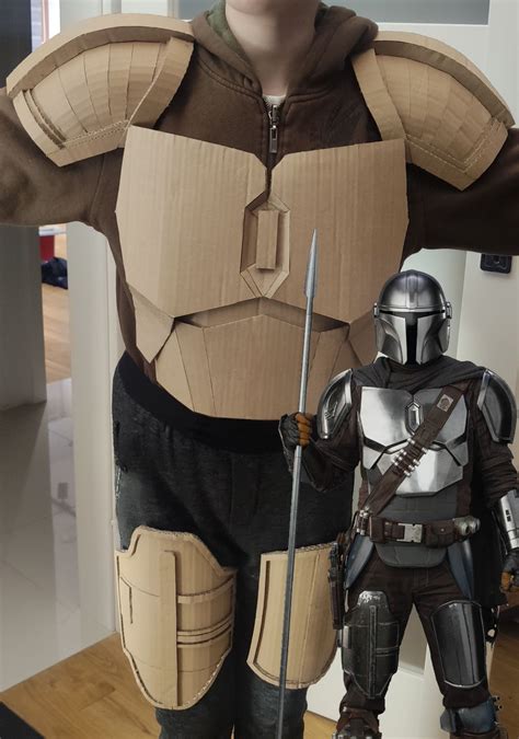 Mandalorian Cardboard Armor Template